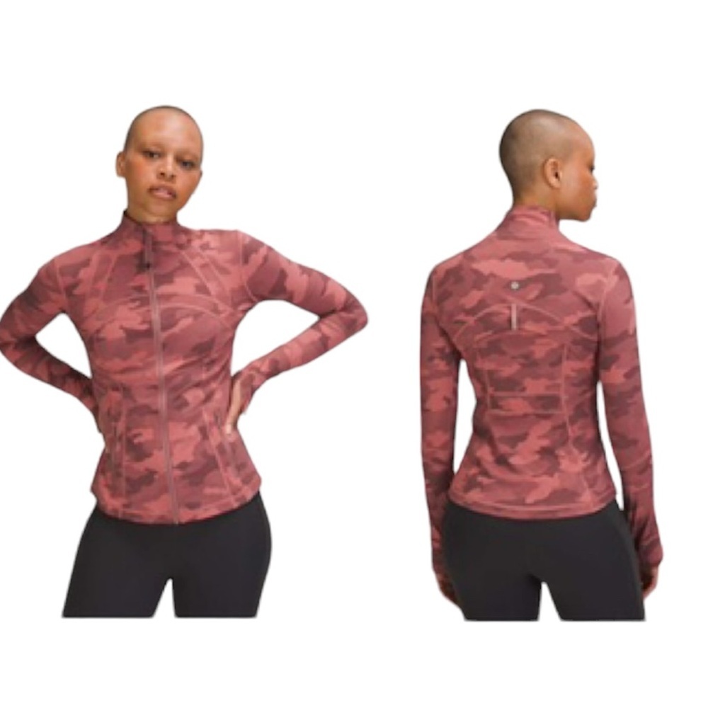 Lululemon NEW Define Jacket Full Zip 2021 Heritage 365 Camo Brier Rose Multi 6